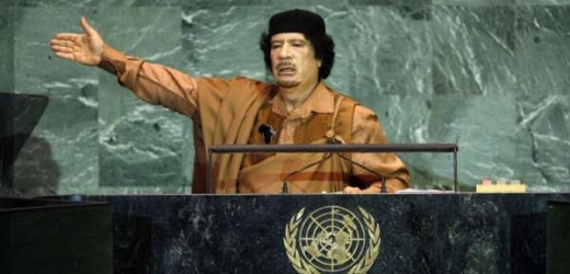 Kaddáfí vzbudil rozruch při svém vystoupení na VS OSN roku 2009.