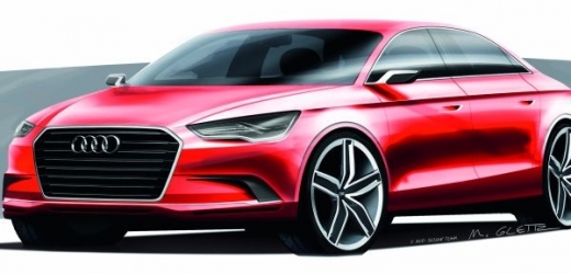 Studie Audi A3 vypadá velice dynamicky.