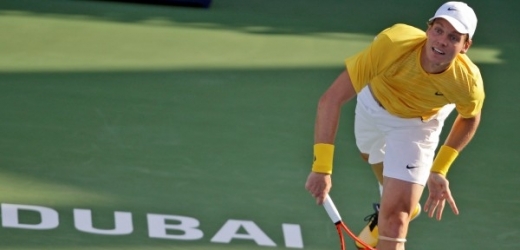 Tomáš Berdych na turnaji v Dubaji.