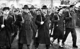 Lidové milice v únoru 1948. 