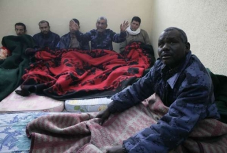 Údajní afričtí žoldáci zadržení na východě Libye.