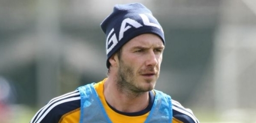 Fotbalista David Beckham.