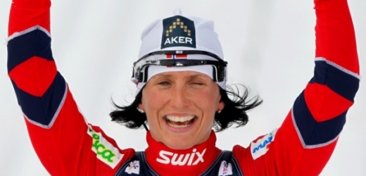 Potřetí zlatá norská běžkyně Marit Björgenová.