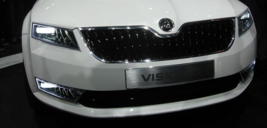 Nová tvář vozů mladoboleslavské automobilky, Vision D i s novým logem.