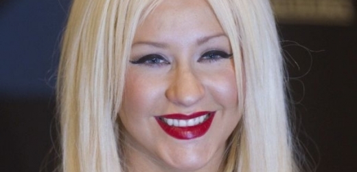Zpěvačka Christina Aguilera. 