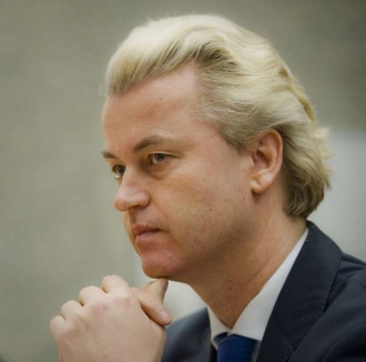 Novodobý křižák Wilders hájí Evropu proti "mohamedánským hordám".