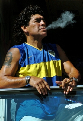 Diego Maradona, svérázný bohém.