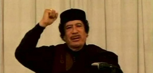 Muammar Kaddáfí mluvil od začátku protestů v televizi nejméně počtvrté.