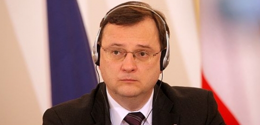 Předseda vlády Petr Nečas.