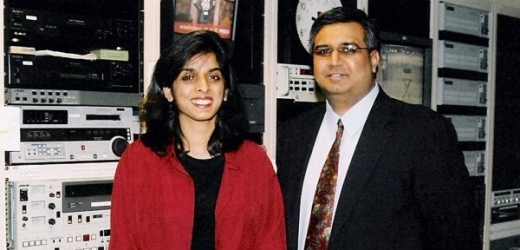 Muzzammil Hassan s manželkou.