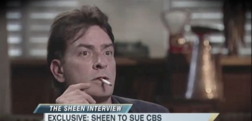 Charlie Sheen vyměnil televizní obrazovky za internetovou slávu.