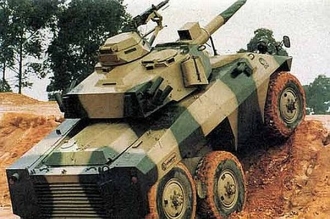 EE-9 Cascavel ve výzbroji Libye (na snímku vozidlo brazilské armády).