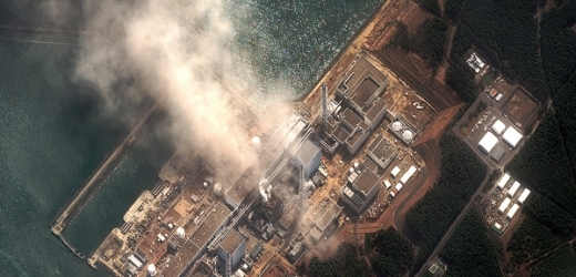 Poškozená jaderná elektrárna Fukušima.