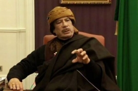 Libyjský diktátor oslovil znovu své příznivce s příslibem vítězství.