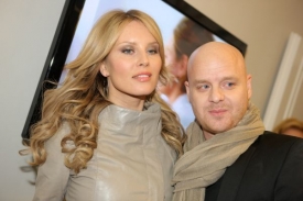 Modelka Simona Krainová s manželem Karlem Vágnerem.
