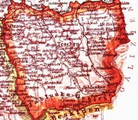 Historické Těšínsko. Tady se 26. března 1911 odehrály národnostní výtržnosti.