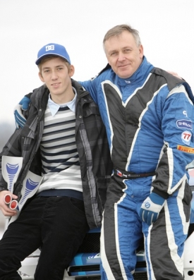 Martin Semerád (vlevo) s otcem a majitelem týmu Josefem Semerádem.