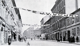 Volební boj v ulicích Prahy před sněmovními volbami do říšské rady v roce 1911.