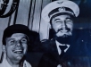 Jurij Gagarin a kubánský vůdce Fidel Castro. Gagarin navštívil Kubu po svém letu do vesmíru a na snímku si s Castrem v dobré náladě vyměnili čepice. (Foto: profimedia.cz)
