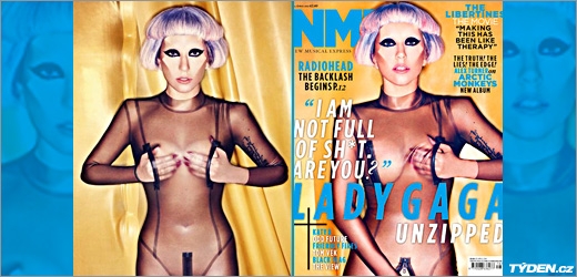 Lady Gaga na obálce časopisu NME.