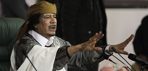 Libyjský vůdce Muammar Kaddáfí. 