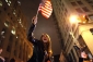 Američané v New Yorku 2. května 2011 nadšeně oslavují smrt bin Ládina, kterou oznámil prezident Barack Obama. 