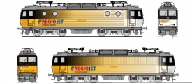 Takto by měly vypadat lokomotivy RegioJetu (zdroj: RegioJet).