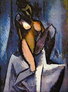 Pablo Picasso: Sedící žena.