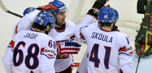 Čeští hokejisté na mistrovství světa.