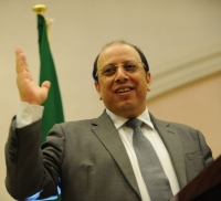 Náměstek libyjského ministra zahraničí Chálid Káim.