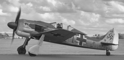 Německá stíhačka Focke-Wulf Fw 190.