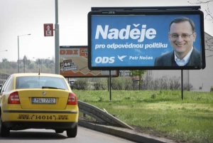Loňský předvolební billboard.