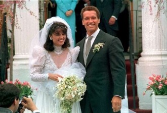 Schwarzenegger se žení - rok 1986.