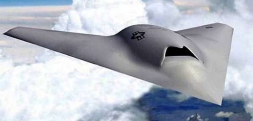 Phantom Ray, dron vyvíjený firmou Boeing (ilustrace).
