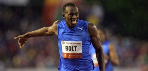 Usain Bolt na Zlaté tretře 2010.