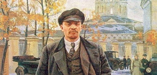 Lenin na malbě Isaaka Brodského.