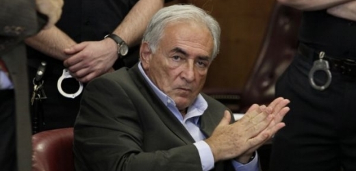 Dominique Strauss-Kahn před soudem v New Yorku.