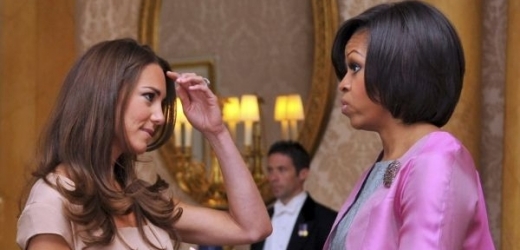 Vévodkyně z Cambridge a Michelle Obamová.