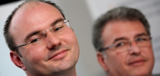 Investiční ředitel společnosti Natland Group Josef Vojta (vlevo) a generální ředitel Slavie Miroslav Platil.