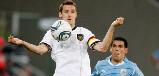 Miroslav Klose v dresu německé reprezentace.