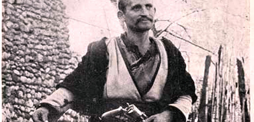 Albánský křesťanský bojovník - Miridita.   