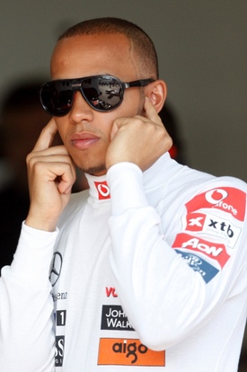 Brit Lewis Hamilton ze stáje McLaren.