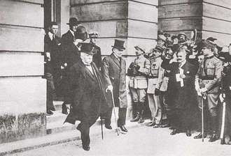 Místo činu.... Jednání v Trianonském paláci roku 1919. 