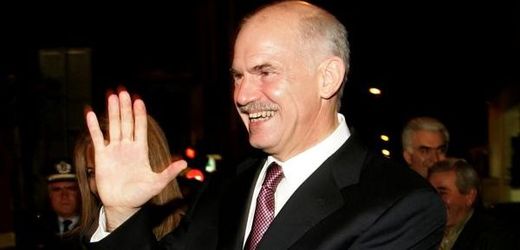 Řecký premiér Papandreu.