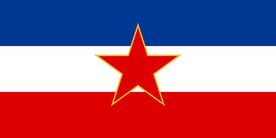 Vlajka Jugoslávie.