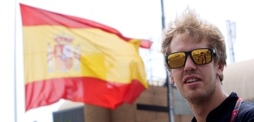 Vedoucí muž šampionátu Sebastian Vettel na španělské půdě ve Valencii.