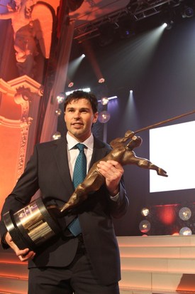 Jaromír Jágr vyhrál anketu Zlatá hokejka již desetkrát.