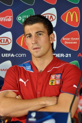 Lukáš Vácha byl v zápase proti Bělorusku vyloučen.