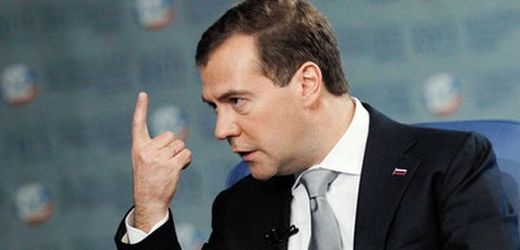 Ruský prezident Dimitrij Medveděv.