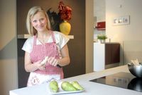 Iveta Fabešová připravila hruškový koláč z brioškového těsta.